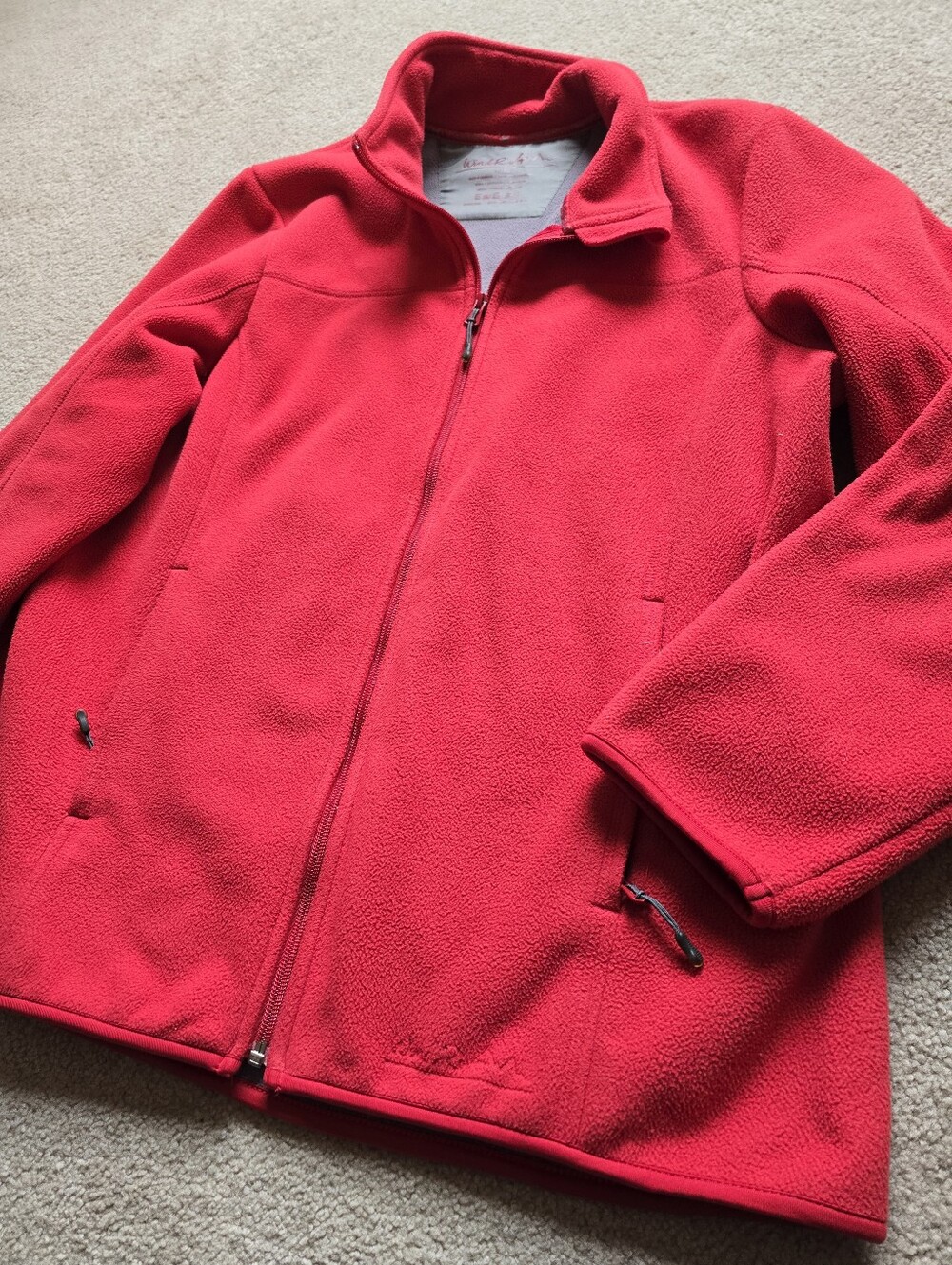 WindRiver Red Pink Full Zip Fleece Jacket – XL